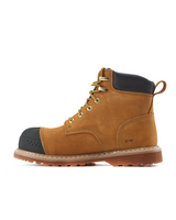 Kiwi Premium Wheat Nubuck 6" Composite Toe Waterproof Cap-Toe Work Boots [69000] - Kiwi - Flyclothing LLC