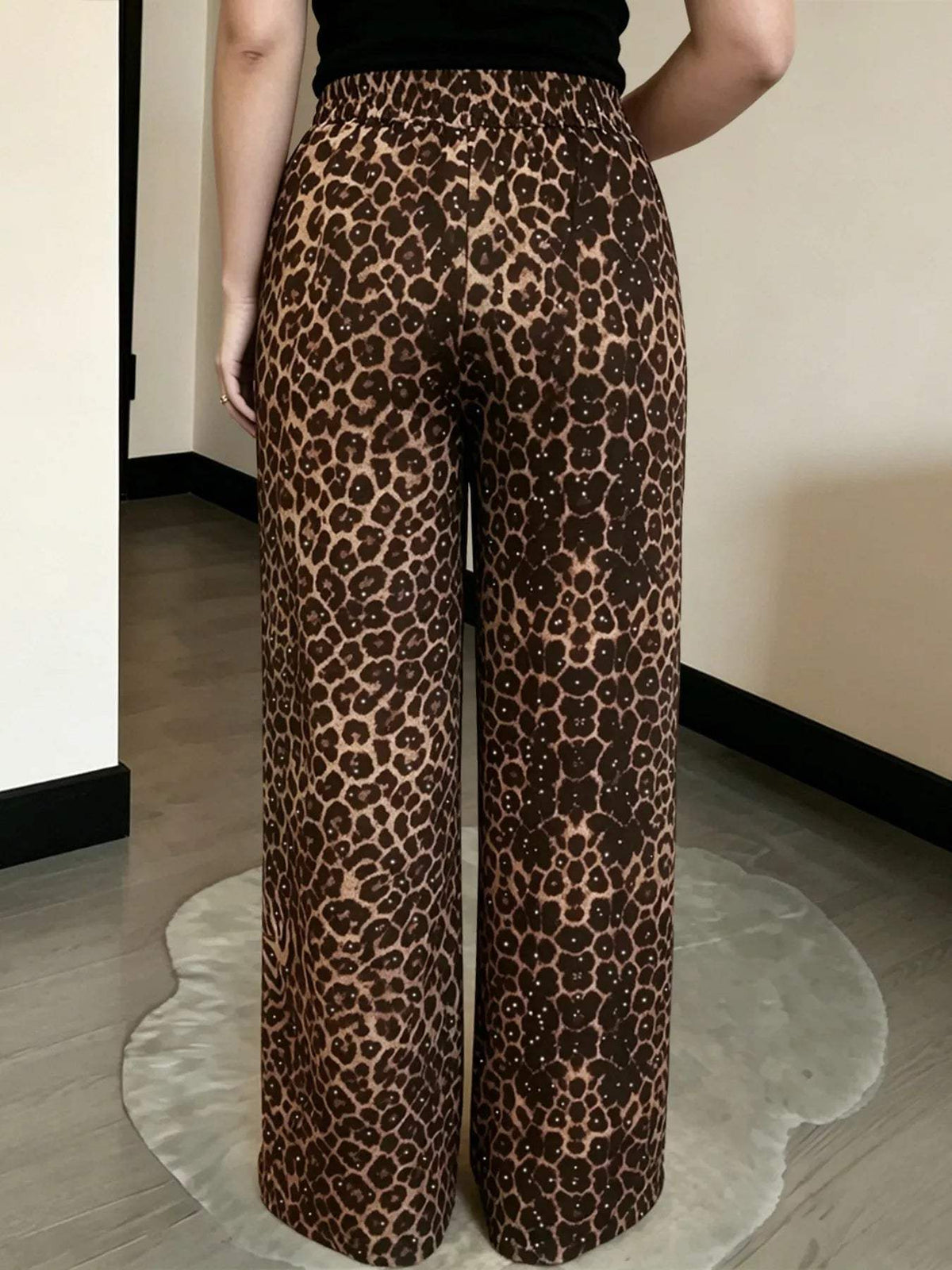 Drawstring Wide-Leg Pants - Trendsi - Flyclothing LLC
