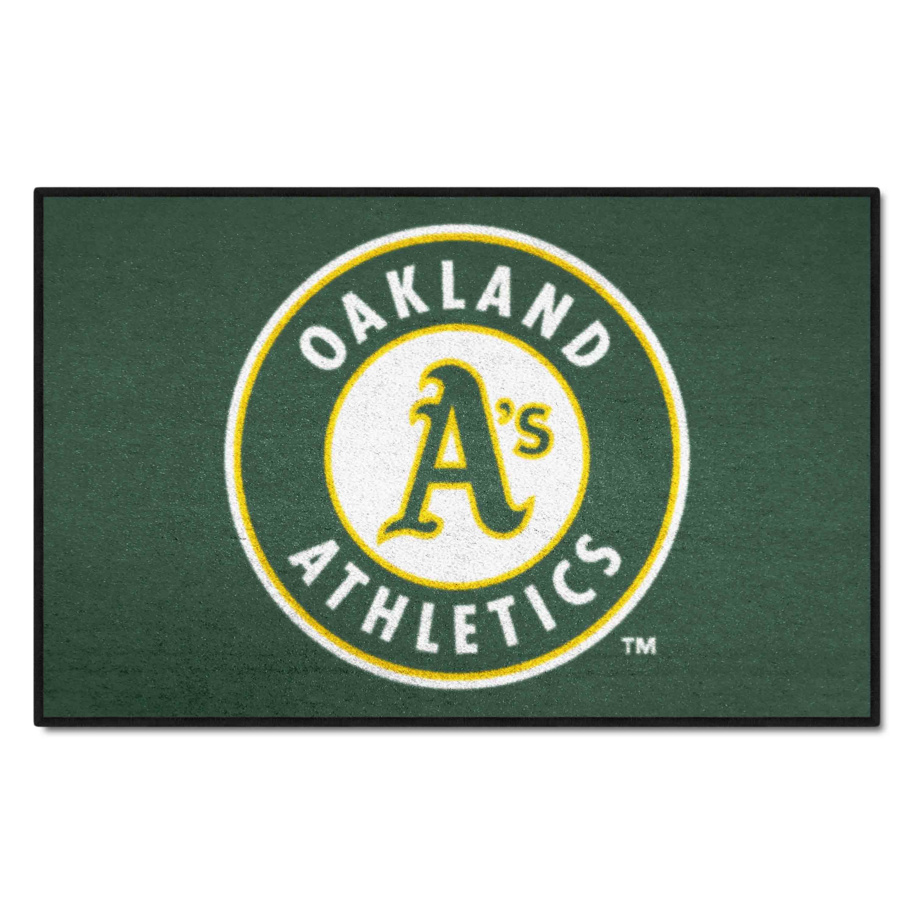 Oakland Athletics Starter Mat Accent Rug - 19in. x 30in. - Oakland Athletics