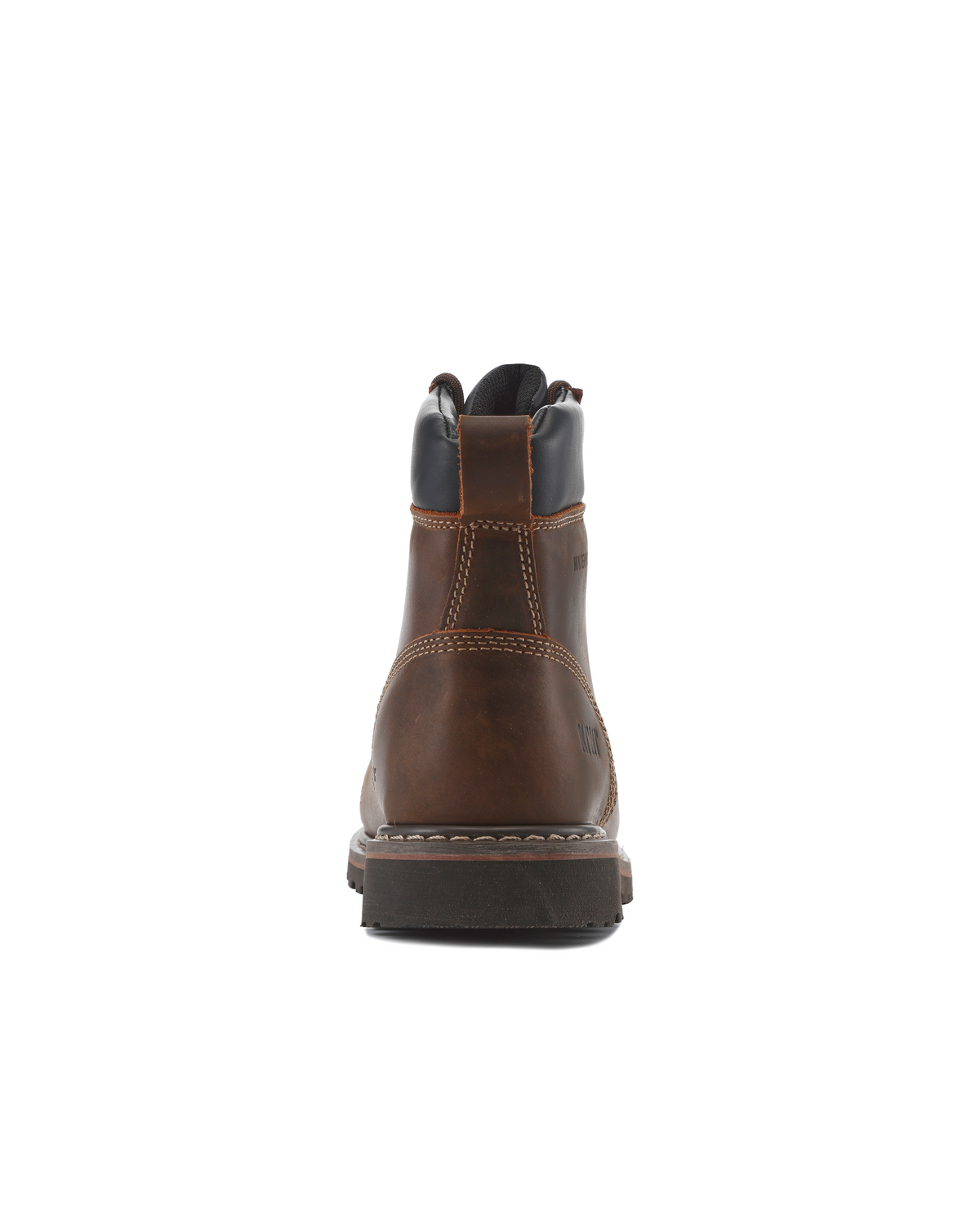 Kiwi Premium Brown Crazy Horse 6" Steel Toe Waterproof Cap-Toe Work Boots [64100] - Kiwi - Flyclothing LLC