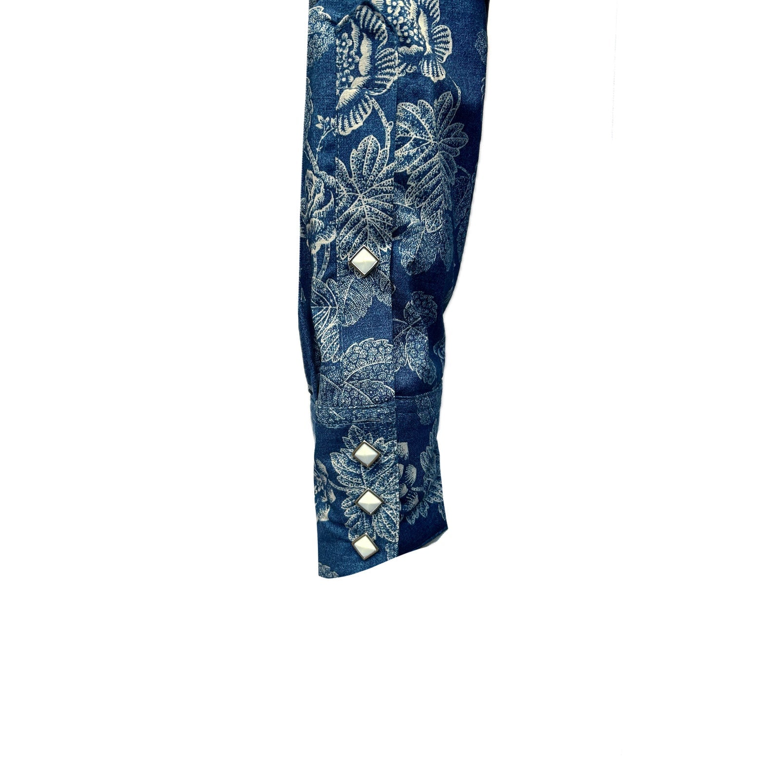 Rockmount Ranch Wear Men's Long Sleeve Navy Floral Print Western Shirt - Rockmount Clothing - Flyclothing LLC