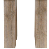 48" White and Natural Wood And Faux Marble Square Counter Height Bar Table - HomeRoots - Flyclothing LLC