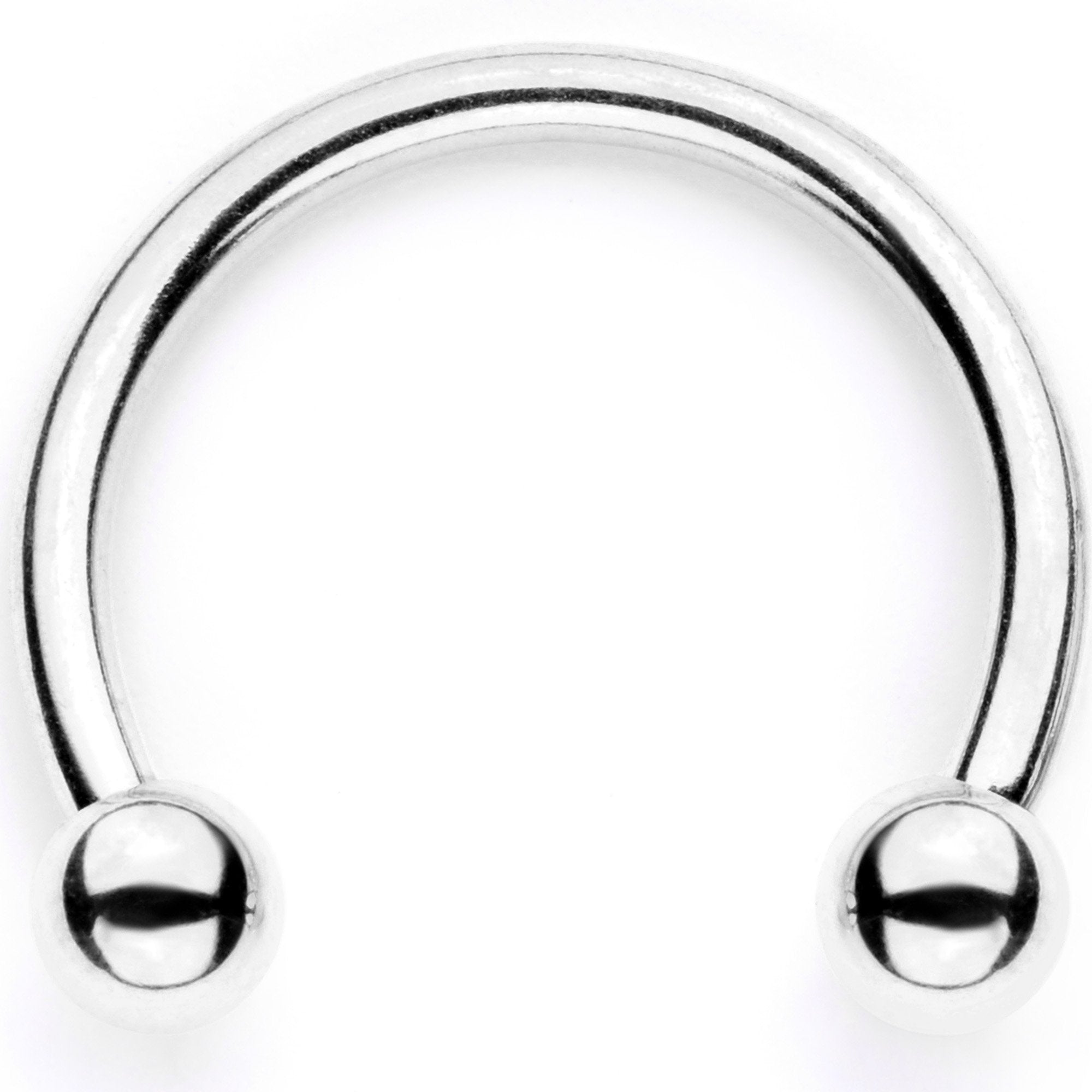 16G 3/8 Teal Faux Opal Twisted Horseshoe Closure Ring Set - BodyCandy - Flyclothing LLC