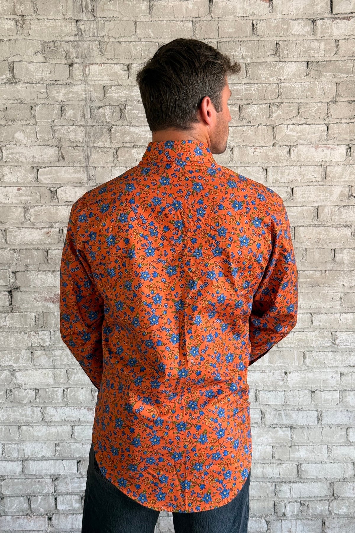Rockmount Men's Brick Floral Print Western Shirt - Rockmount Clothing - Flyclothing LLC