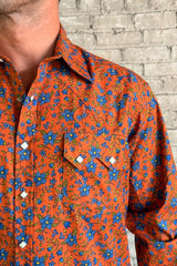 Rockmount Men's Brick Floral Print Western Shirt - Rockmount Clothing - Flyclothing LLC