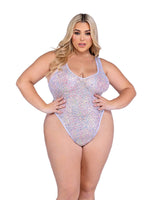 Roma Costume 6432 Sequin Fishnet Romper - Roma Costume - Flyclothing LLC