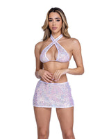 Roma Costume 6434 Sequin Fishnet Skirt - Roma Costume - Flyclothing LLC