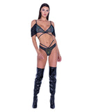 Roma Costume 6438 Sequin Fishnet Strappy Shorts - Roma Costume