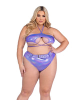Roma Costume 6439 Shimmer Top with Underboob Cutout - Roma Costume - Flyclothing LLC