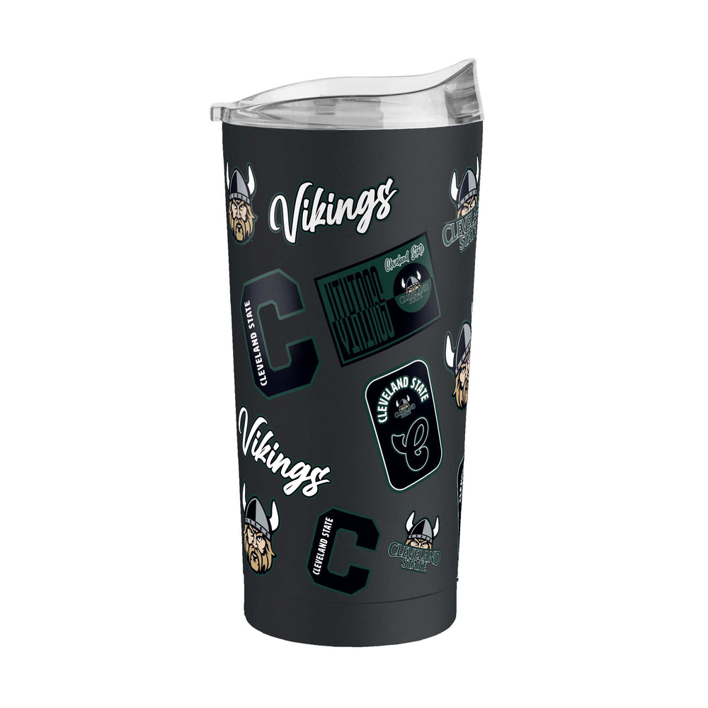 Cleveland State 20oz Dreamweave Powder Coat Tumbler - Logo Brands - Flyclothing LLC
