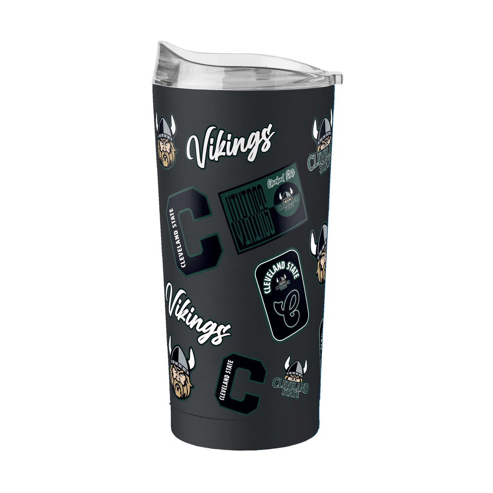Cleveland State 20oz Dreamweave Powder Coat Tumbler - Logo Brands - Flyclothing LLC