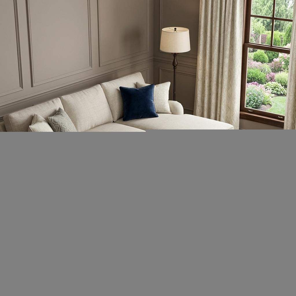 10' X 14' Linen And Ivory Geometric Washable Area Rug With UV Protection - HomeRoots - Flyclothing LLC