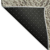 3' X 5' Coffee And Beige Geometric Washable Area Rug With UV Protection - HomeRoots - Flyclothing LLC