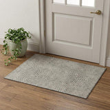 3' X 5' Coffee And Beige Geometric Washable Area Rug With UV Protection - HomeRoots - Flyclothing LLC