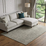9' X 12' Coffee And Beige Geometric Washable Area Rug With UV Protection - HomeRoots - Flyclothing LLC