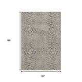 10' X 14' Coffee And Beige Geometric Washable Area Rug With UV Protection - HomeRoots - Flyclothing LLC