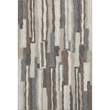 10' X 14' Brown Ivory And Gray Abstract Washable Area Rug With UV Protection - HomeRoots - Flyclothing LLC