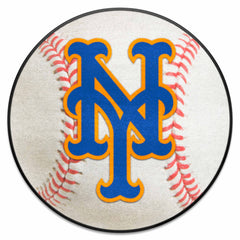 New York Mets Baseball Rug - 27in. Diameter - New York Mets