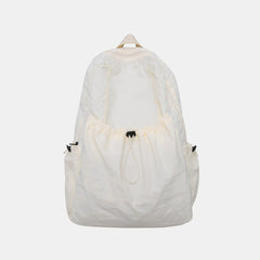 Drawstring Nylon Backpack Bag - Trendsi