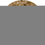 8' Brown Ivory And Beige Geometric Washable Round Rug With UV Protection - HomeRoots - Flyclothing LLC