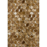 8' X 10' Brown Ivory And Beige Geometric Washable Area Rug With UV Protection - HomeRoots - Flyclothing LLC