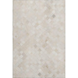5' X 8' Ivory And Gray Diamond Washable Area Rug With UV Protection - HomeRoots - Flyclothing LLC