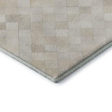 5' X 8' Ivory And Gray Diamond Washable Area Rug With UV Protection - HomeRoots - Flyclothing LLC