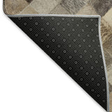 5' X 8' Beige Gray And Ivory Cowhide Print Washable Area Rug With UV Protection - HomeRoots - Flyclothing LLC