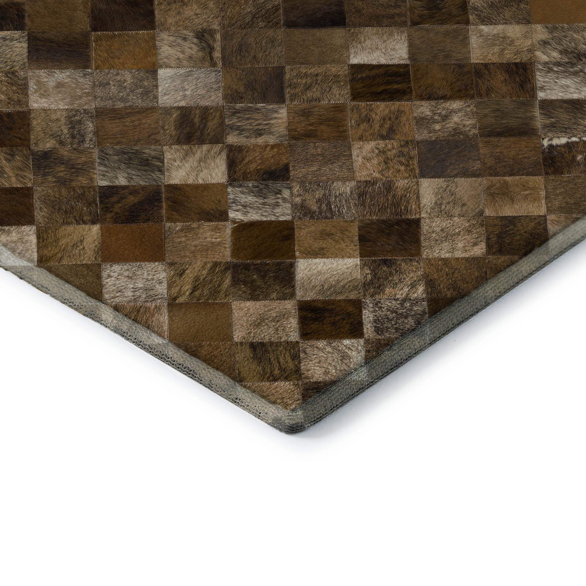 10' X 14' Beige Brown And Coffee Cowhide Print Washable Area Rug With UV Protection - HomeRoots - Flyclothing LLC