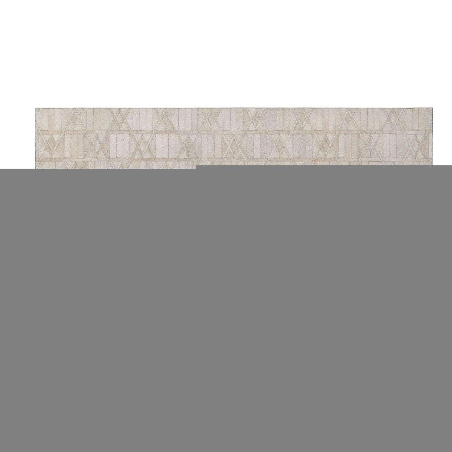 3' X 5' Ivory And Beige Diamond Washable Area Rug With UV Protection - HomeRoots - Flyclothing LLC