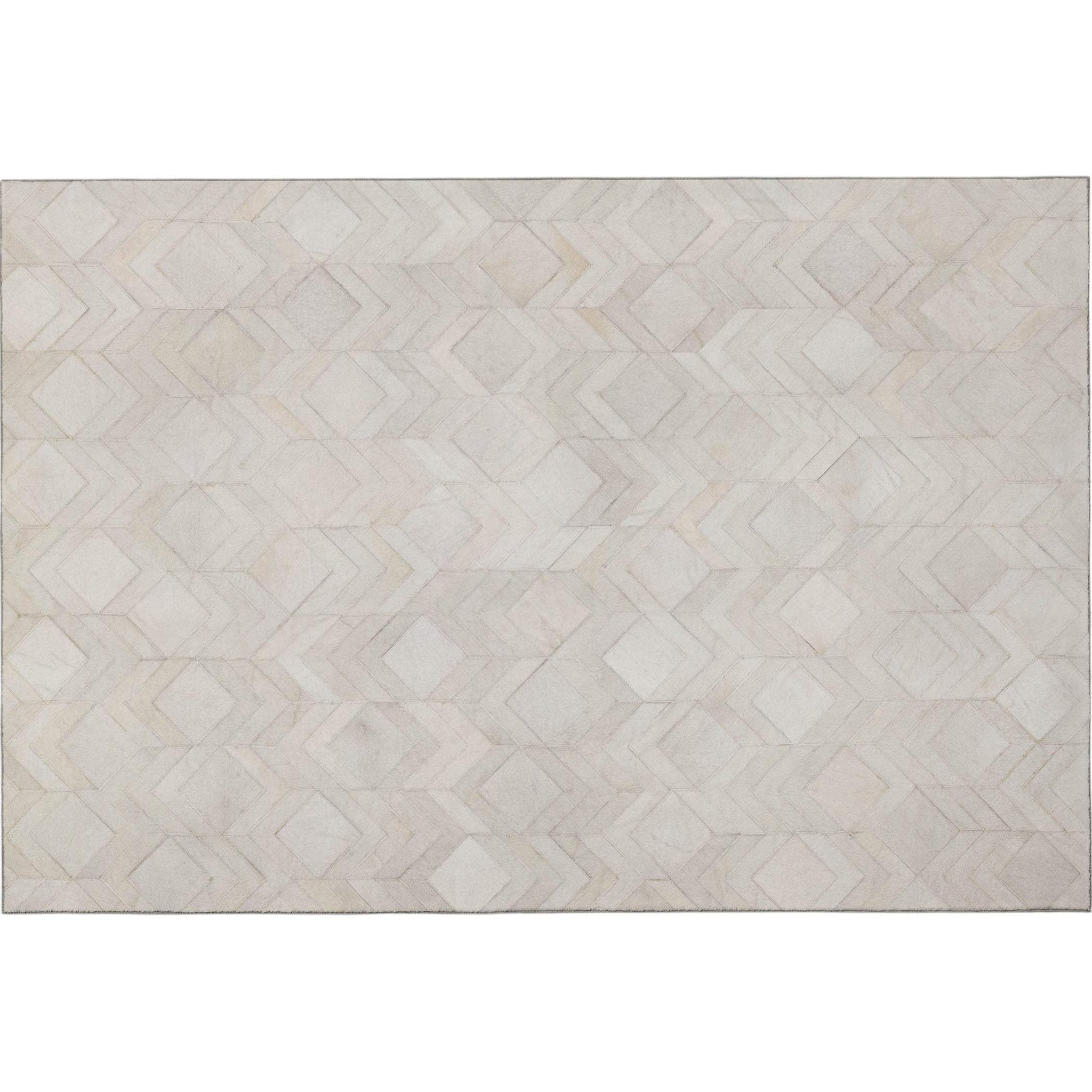 3' X 5' Gray And Ivory Geometric Washable Area Rug With UV Protection - HomeRoots - Flyclothing LLC