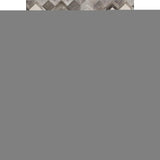 8' X 10' Gray Ivory And Black Geometric Washable Area Rug With UV Protection - HomeRoots - Flyclothing LLC