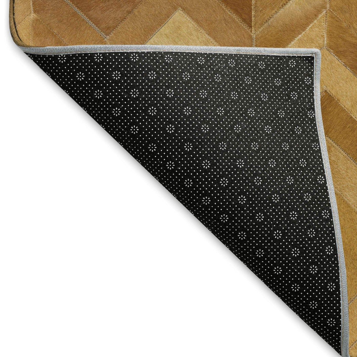 9' X 12' Brown Ivory And Beige Geometric Washable Area Rug With UV Protection - HomeRoots - Flyclothing LLC
