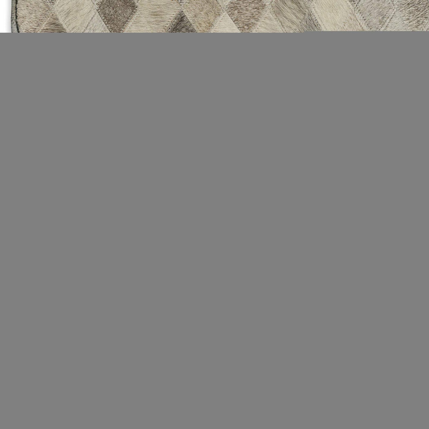 5' X 8' Gray Ivory And Beige Diamond Washable Area Rug With UV Protection - HomeRoots - Flyclothing LLC