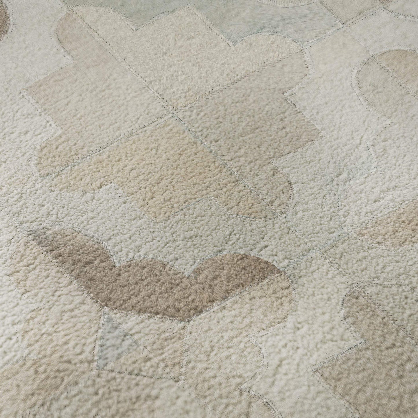 5' X 8' Ivory Beige And Gray Diamond Washable Area Rug With UV Protection - HomeRoots - Flyclothing LLC