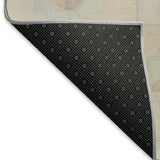 9' X 12' Ivory Beige And Gray Diamond Washable Area Rug With UV Protection - HomeRoots - Flyclothing LLC