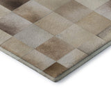 9' X 12' Beige Ivory And Taupe Geometric Washable Area Rug With UV Protection - HomeRoots - Flyclothing LLC