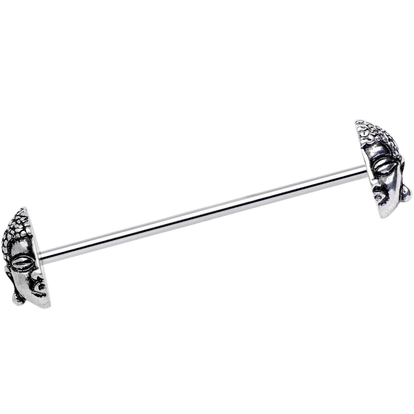 Ancient Buddha Industrial Barbell 38mm - BodyCandy - Flyclothing LLC