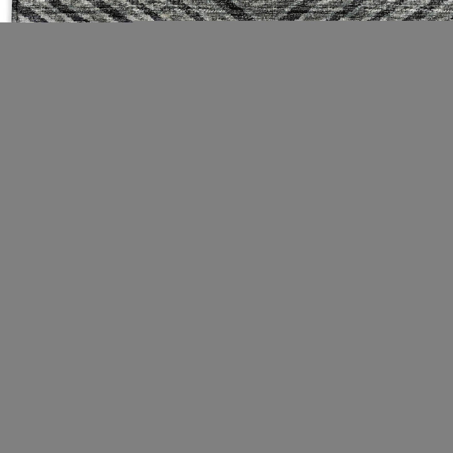 9' X 12' Gray And Black Geometric Washable Area Rug With UV Protection - HomeRoots - Flyclothing LLC