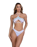 Roma Costume 6447 Metallic Iridescent Ruffled Top - Roma Costume