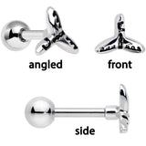 16G 1/4 Ocean Starfish Life Cartilage Tragus Earring Set of 3 - BodyCandy - Flyclothing LLC