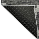 3' X 5' Gray Ivory And Charcoal Tribal Washable Area Rug With UV Protection - HomeRoots - Flyclothing LLC