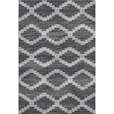 8' X 10' Gray Ivory And Charcoal Tribal Washable Area Rug With UV Protection - HomeRoots - Flyclothing LLC