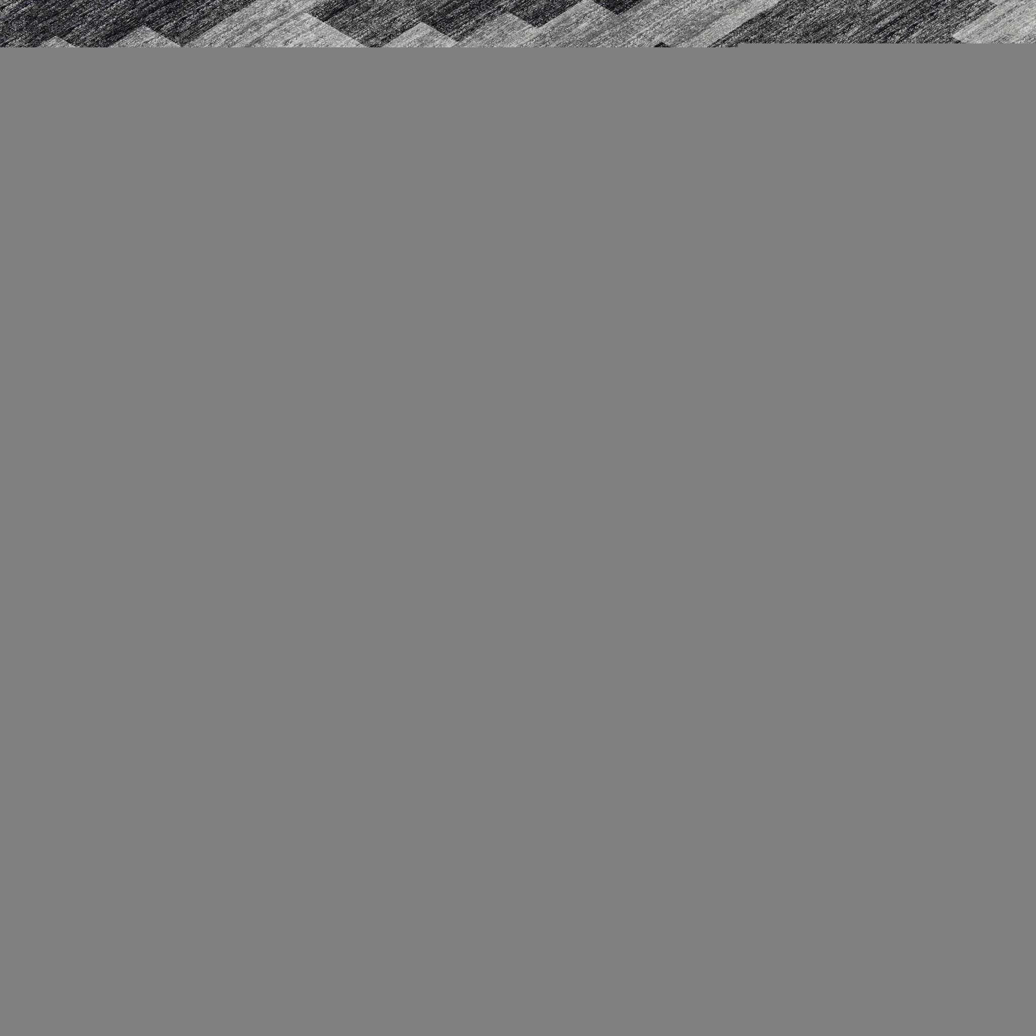 8' X 10' Gray Ivory And Charcoal Tribal Washable Area Rug With UV Protection - HomeRoots - Flyclothing LLC