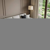 10' X 14' Gray Ivory And Charcoal Tribal Washable Area Rug With UV Protection - HomeRoots - Flyclothing LLC
