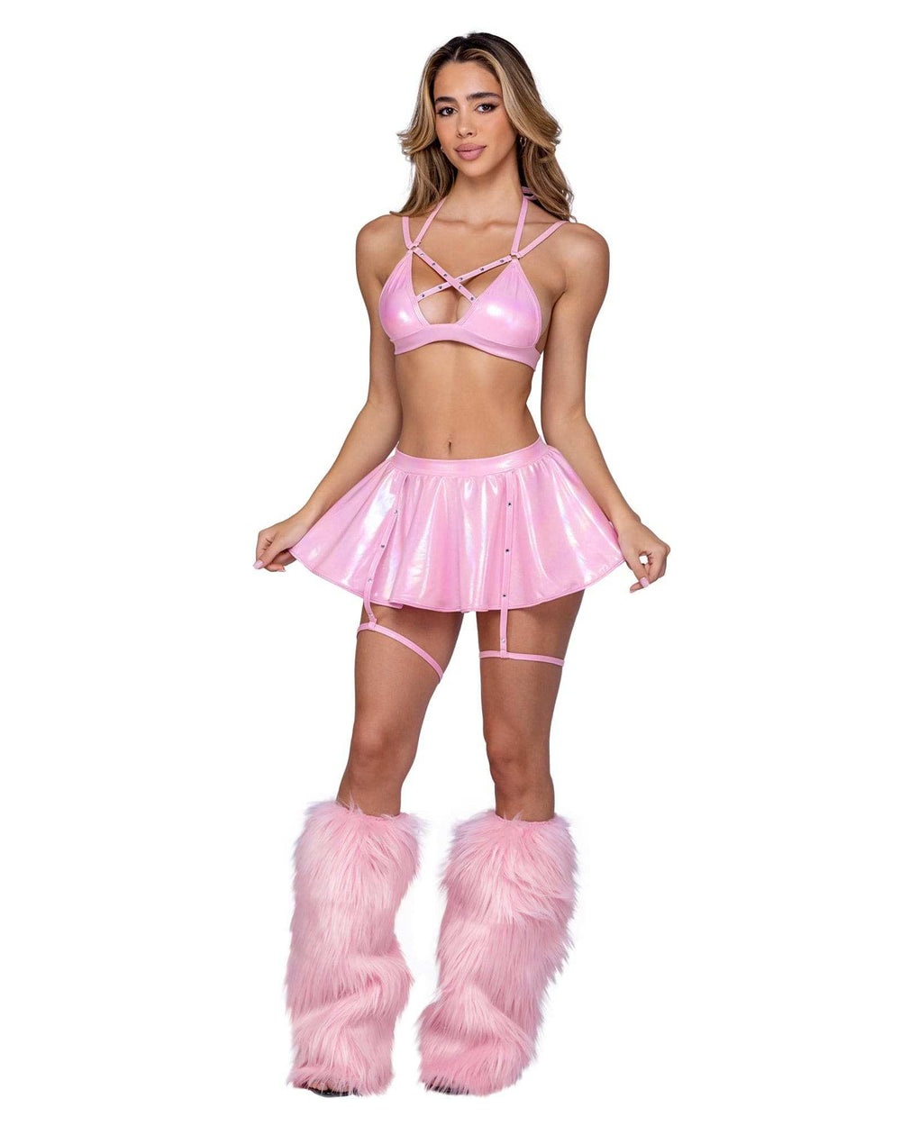 Roma Costume 6455 Metallic Iridescent Skirt - Roma Costume