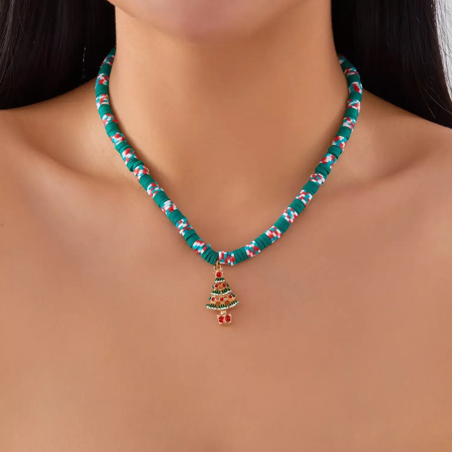 Christmas Pendant Necklace - Trendsi - Flyclothing LLC