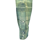 Rockmount Ranch Wear Men's Organic Plush Flannel Sage Green Plaid Western Shirt - Rockmount Clothing - Flyclothing LLC