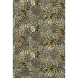 5' X 8' Khaki Gray And Yellow Geometric Washable Area Rug With UV Protection - HomeRoots - Flyclothing LLC