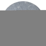 8' Gray Ivory And Blue Christmas Deer Washable Round Area Rug With UV Protection - HomeRoots - Flyclothing LLC